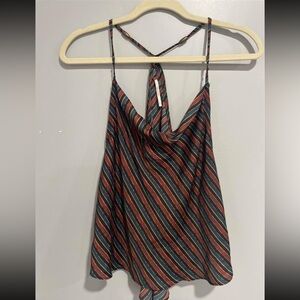 Free People satin tank top